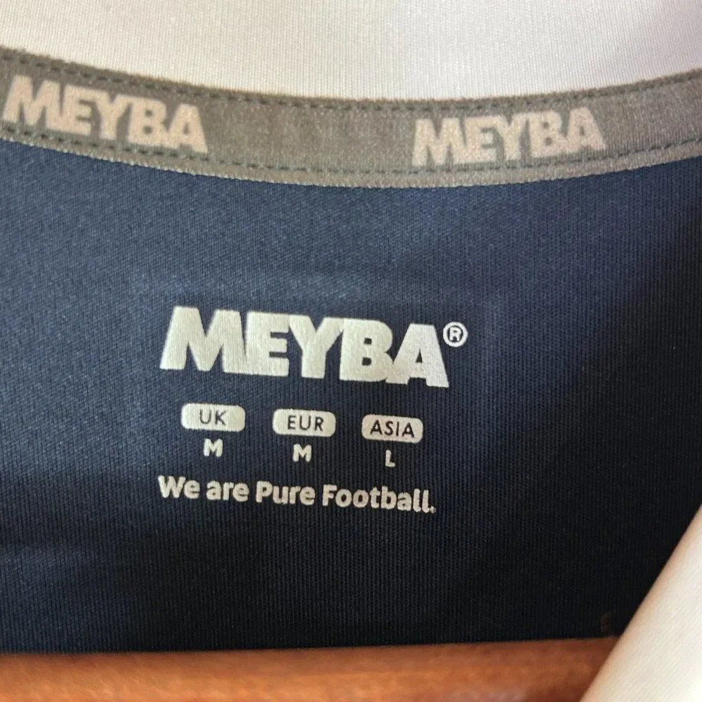 Meyba Soccer Jersey Men's Medium Blue/White FIFA World Cup Thin Cool - Picture 3 of 9